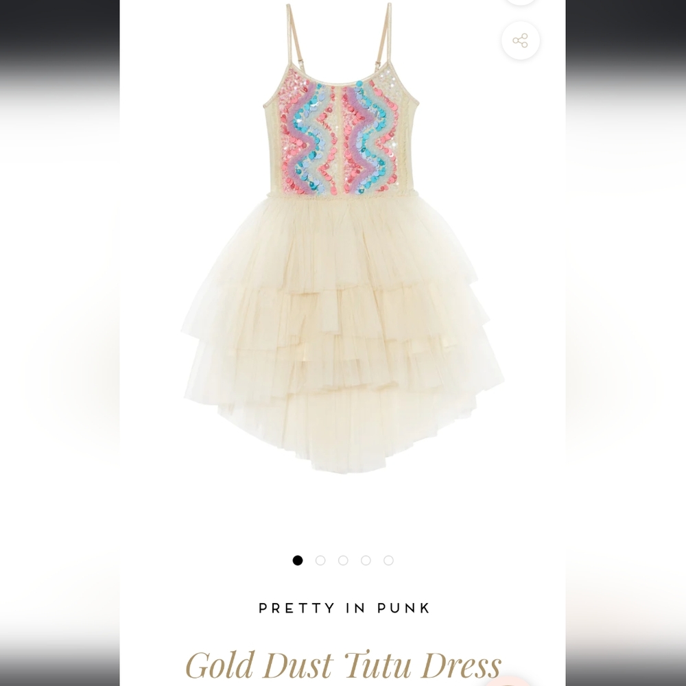 Tutu Du Monde Gold Dust Tutu Dress